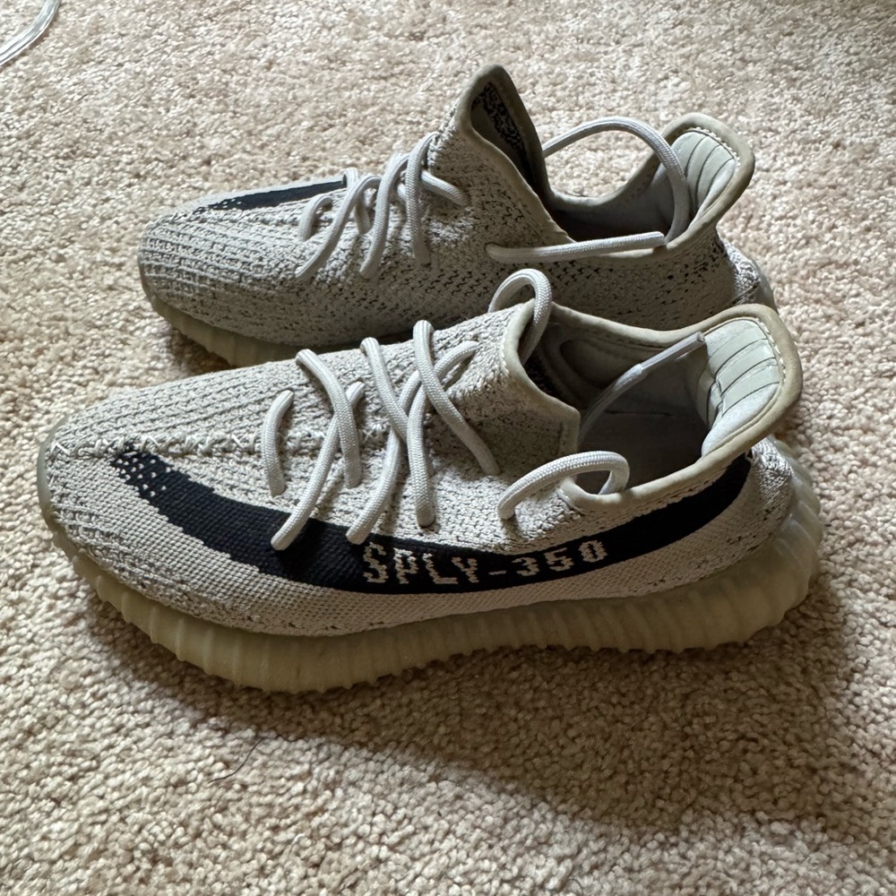 adidas Yeezy Boost 350 V2 Sneakers - Black and Cream